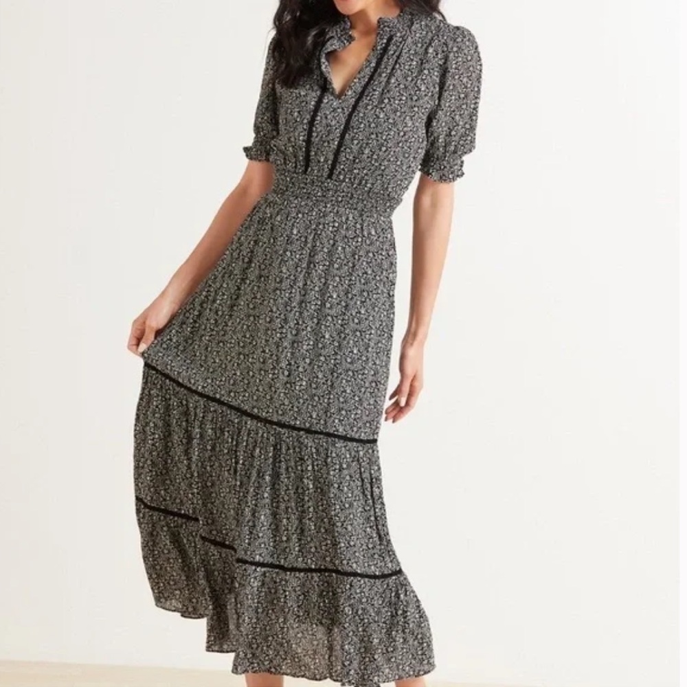 NWT Evereve | Roan + Ryan Blake Puff Sleeve Maxi Dress size Medium